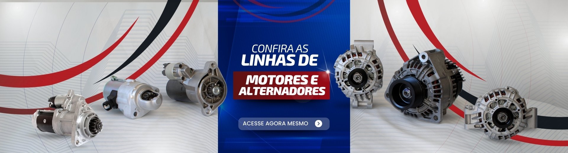 Confira as Linhas de Motores e Alternadores