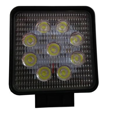 FAROL AUX QUADRADO 9 LEDS 27W BIVOLT